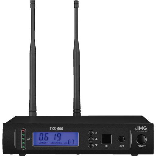 Stage Line Txs-606 + Txs-606Ht/2 Sistema Inalámbrico de Mano UHF 672.000-691.975 MHz [1]