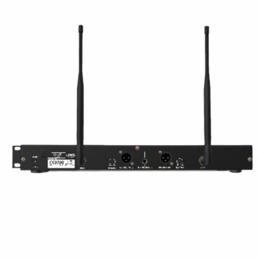Stage Line Txs-626 + Txs-606Dt Sistema Inalámbrico Dual de Sobremesa UHF 672.000-691.975 MHz [2]