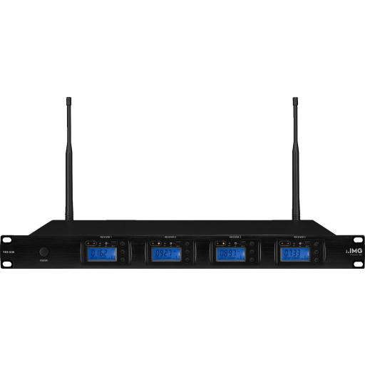 Stage Line Txs-646 + Txs-606Ht/2 Sistema Inalámbrico  de Mano 4 Canales UHF 672.000-691.975 MHz [1]