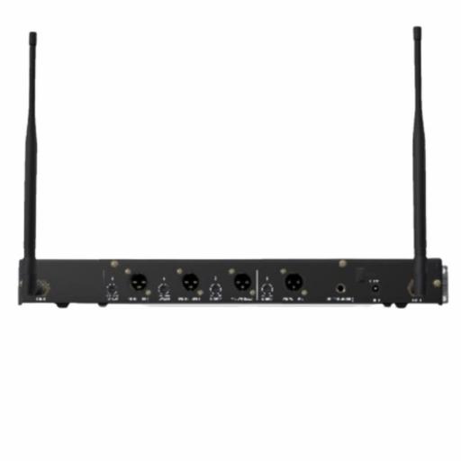 Stage Line Txs-646 + Txs-606Dt Sistema Inalámbrico  de Sobremesa 4 Canales UHF 672.000-691.975 MHz [2]