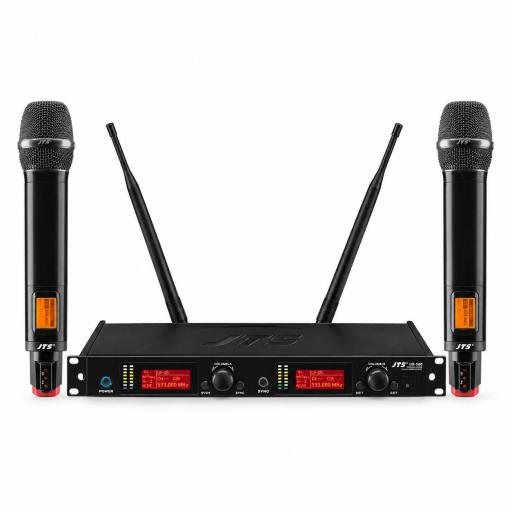 Jts UF-20R/5 + JSS-20/5 Sistema Inalámbrico Dual de Mano UHF 530-605 MHz [0]