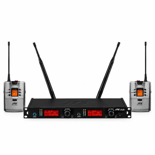 Jts UF-20R/5 + UF-20TB/5 Sistema Inalámbrico Dual de Petaca UHF 530-605 MHz [0]