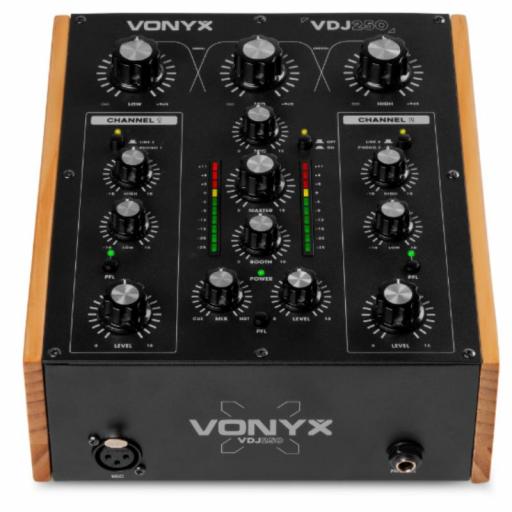 Vonyx Vdj250 Mezclador Dj 2 Canales Rotatorios [0]