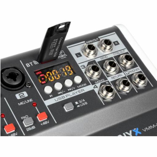 Vonyx Vmm-K402 Mezclador de Audio Usb/BlueTooth [2]