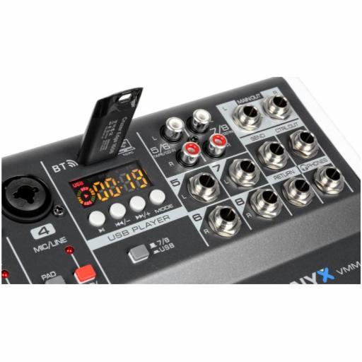 Vonyx Vmm-K802 Mezclador de Audio Usb/BlueTooth [2]