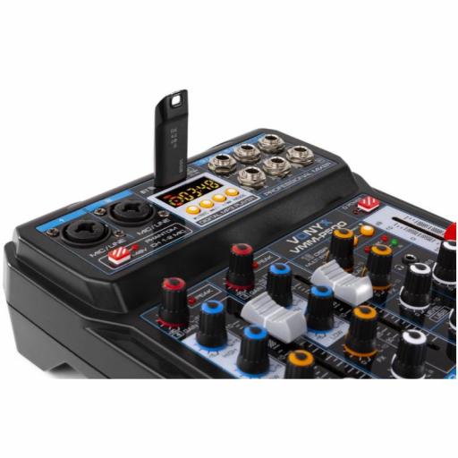 Vonyx Vmm-P500 Mezclador de Audio Dsp/Mp3/Usb/BlueTooth [4]