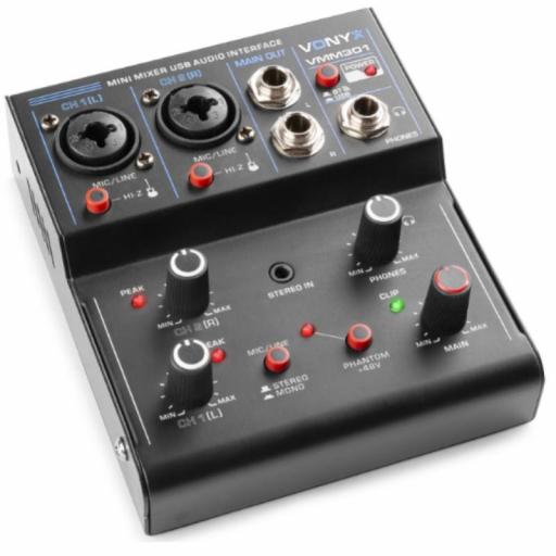 Vonyx Vmm301 Mezclador de Audio Usb/BlueTooth [1]