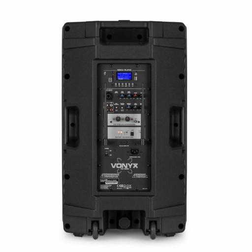 Vonyx Vsa700 Altavoz Amplificado con Batería y BlueTooth 15" 500W [1]