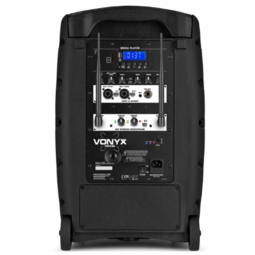 Vonyx Vsp200 Altavoz Amplificado con Batería y BlueTooth 10" 200W [1]