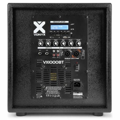 Vonyx Vx1000Bt Sistema de Sonido Amplificado 1000W [2]