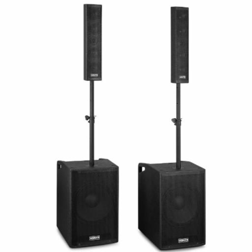 Vonyx Vx1080Bt Sistema de Sonido Amplificado 760W Usb Mp3/BlueTooth [0]
