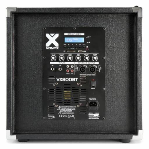 Vonyx Vx800Bt 2.1 Sistema de Sonido Amplificado 800W BlueTooth/Usb/Mp3 [4]