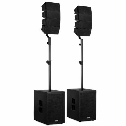 Vonyx Vx922 Sistema de Sonido Line Array Amplificado 1600W [0]
