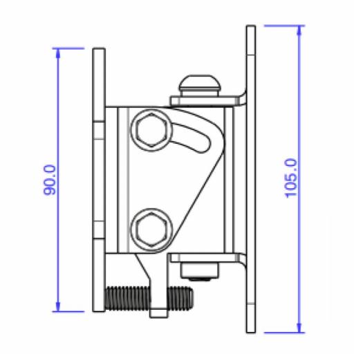 Martin Audio Wb6/8 Soporte de Pared para Cajas Acústicas [4]