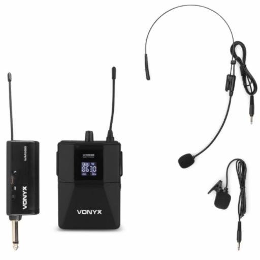 Vonyx Wm55B Sistema Inalámbrico de Petaca