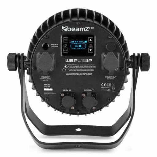 beamZ Pro Wbp912Ip Foco Led 9 x 12W Rgbaw-Uv IP65 con Bateria [1]