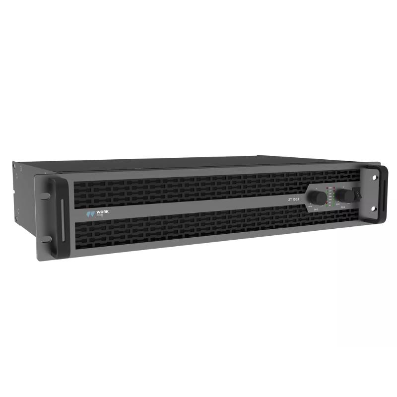 Work Pro Zt 1002 Etapa de Potencia 2 x 500 Watios @4 Ohms