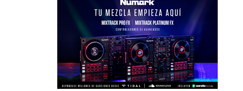 NUEVAS CONTROLADORAS DJ NUMARK