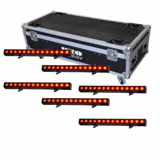 ProLight Pixel Bar 200 Indoor Barra Led (Pack 6 uds. + Flight Case)