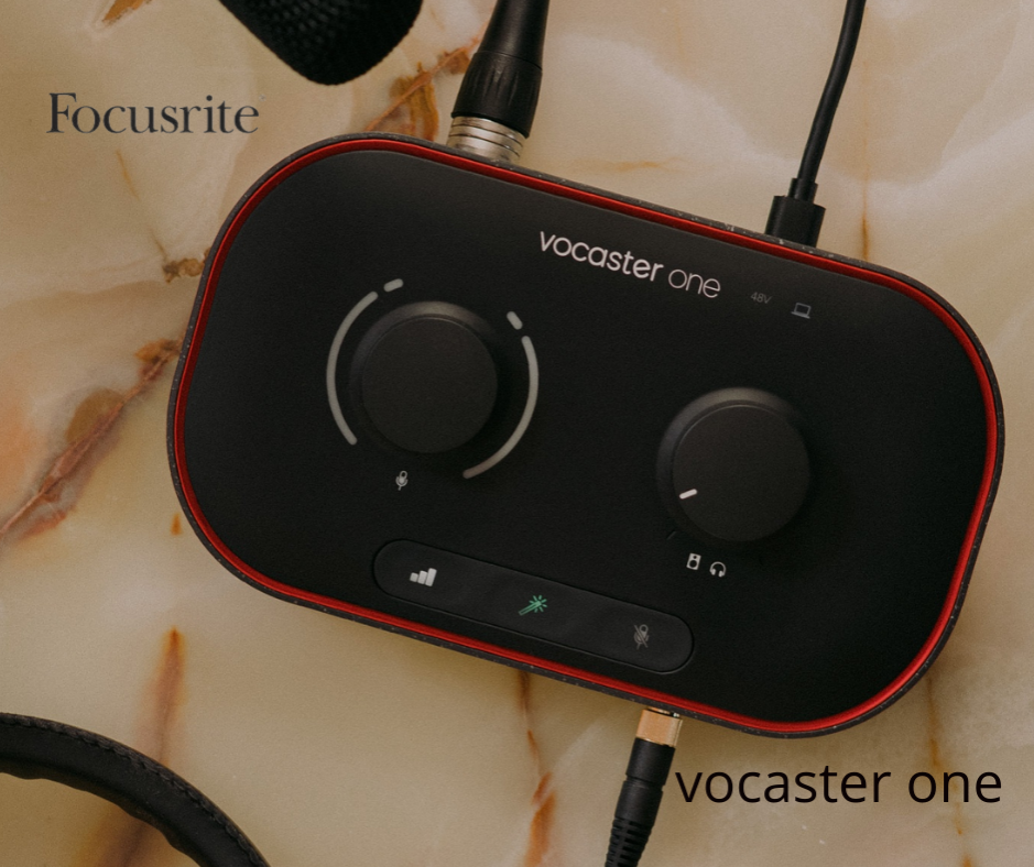 Focusrite Vocaster One Interface Usb de Audio