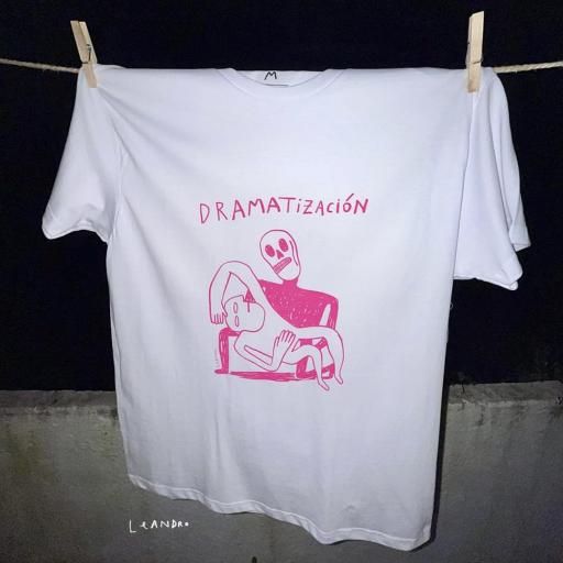 Camiseta unisex blanca DRAMATIZACIÓN