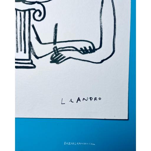 ESCRITOR (Ilustración original sobre papel, 29,7 x 40,5 cm) [1]