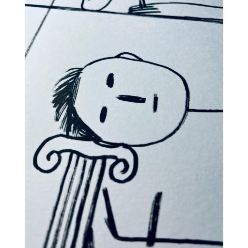 ESCRITOR (Ilustración original sobre papel, 29,7 x 40,5 cm) [2]
