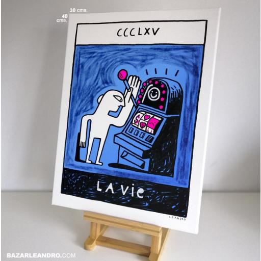 LA VIE. Ilustración original sobre lienzo [0]