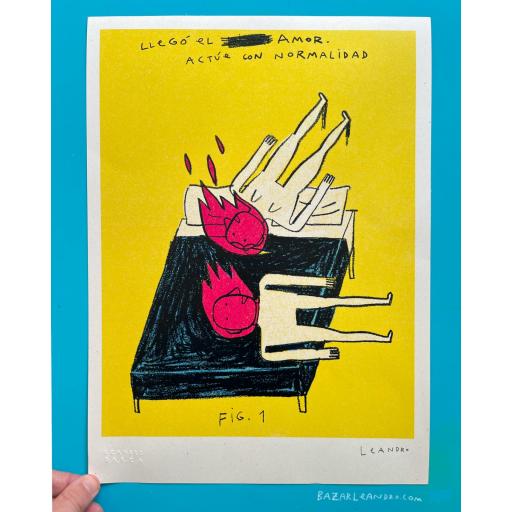 LLEGÓ EL AMOR (Print de 32 X 45 cm) 