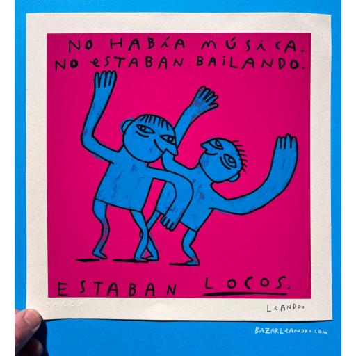 ESTABAN LOCOS. Lámina cuadrada 29,7 x 29,7 cms. [0]