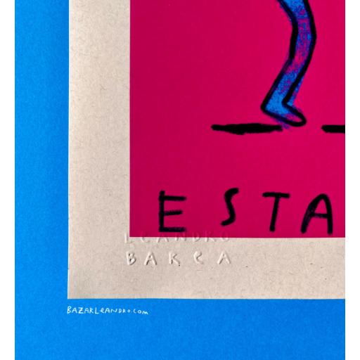 ESTABAN LOCOS. Lámina cuadrada 29,7 x 29,7 cms. [3]