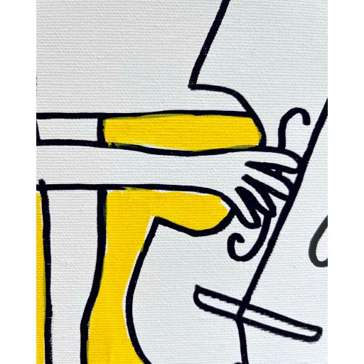 MONO-TONÍA. Original sobre lienzo. 40 x 50 cm.  [1]