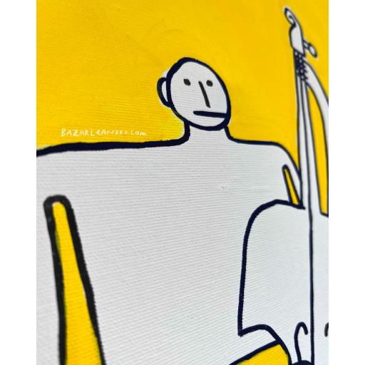 MONO-TONÍA. Original sobre lienzo. 40 x 50 cm.  [2]
