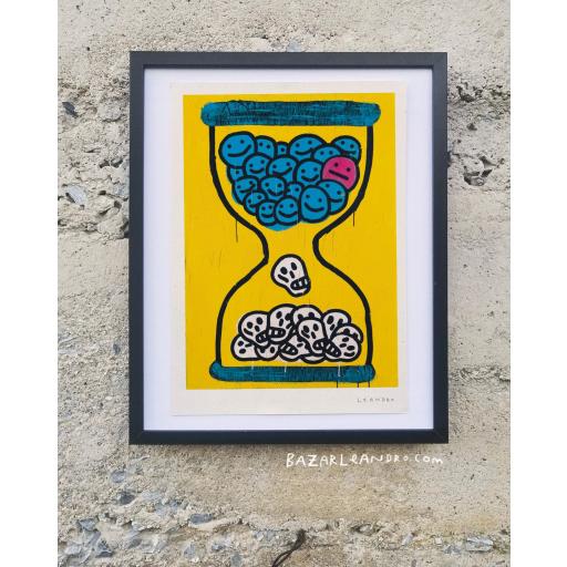 RELOJ DE ARENA  (Print de 32 X 45 cm) 