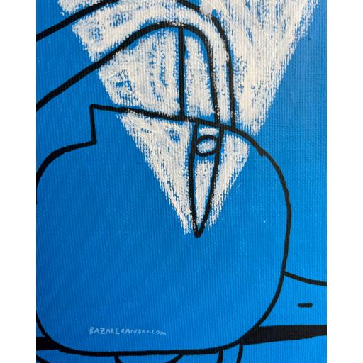 ZINE. Original sobre lienzo, 30 X 30 cms. [3]