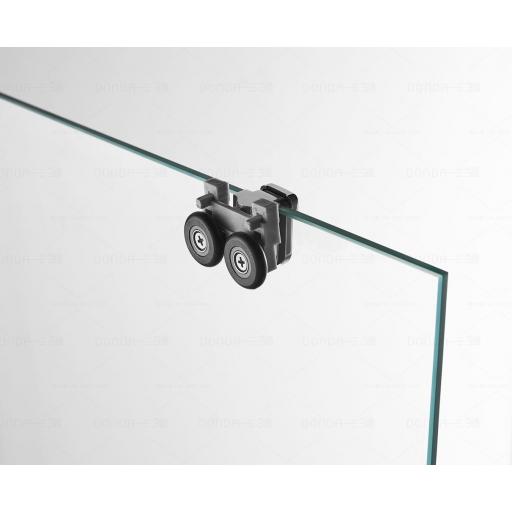 Mampara Basic frontal corredera, cobre, oro, níquel [6]