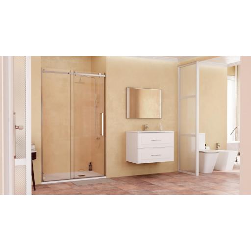 BLOIS INOX mampara ducha acero inoxidable corredera [0]