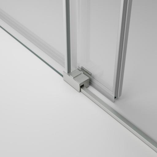 Mampara Basic frontal corredera, cobre, oro, níquel [5]