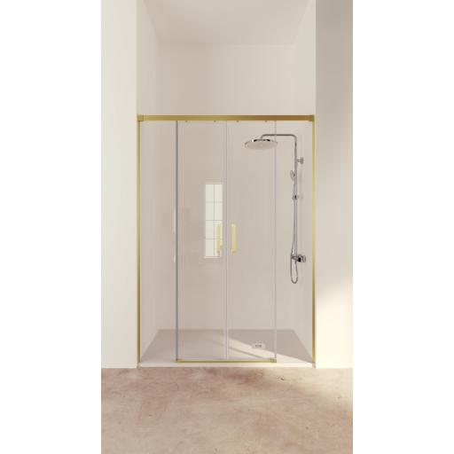 Mampara ducha Treban 2 fijos + 2 correderas centrales [2]