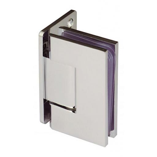 Mampara puerta WC abatible 180ª [5]