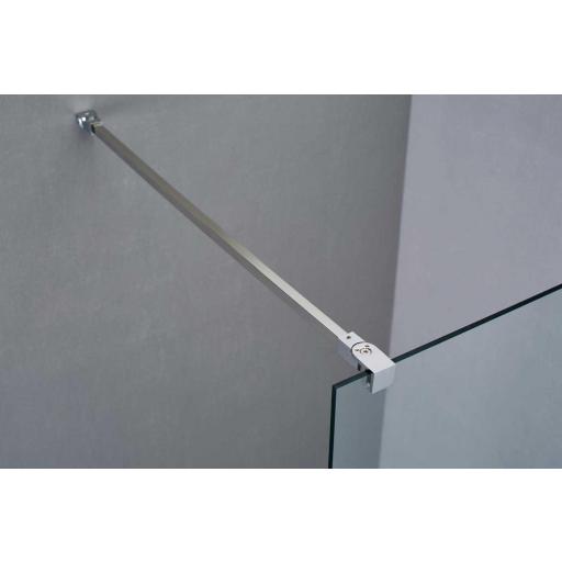 Mampara fijo ducha cristal 10 mm de grosor. Modelo AZAB0161 [1]