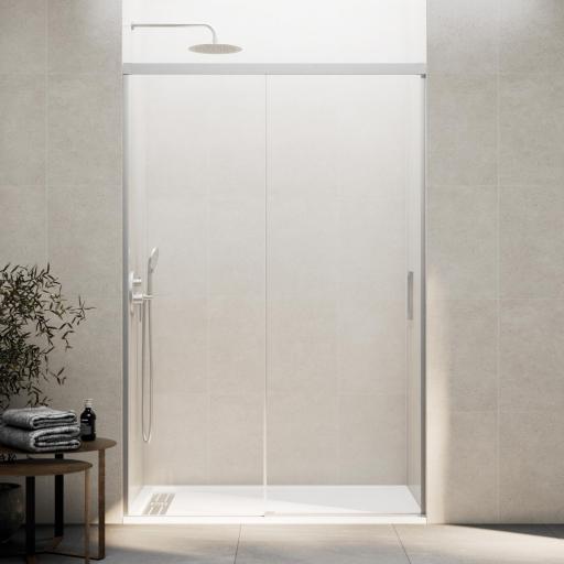 Mampara Basic frontal corredera, cobre, oro, níquel [1]