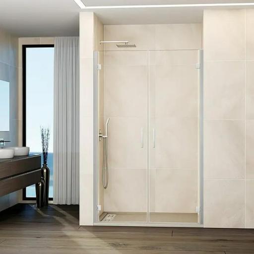 Mampara abatible 2 hojas ducha GLASS COMBI 1, todos los colores [4]