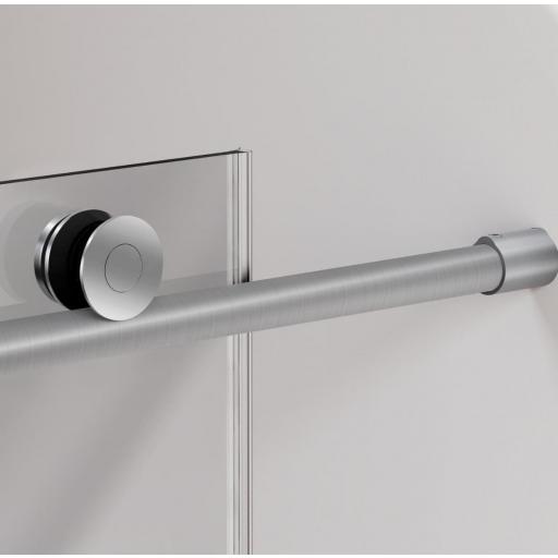 BABILON mampara corredera acero inox cepillado [1]