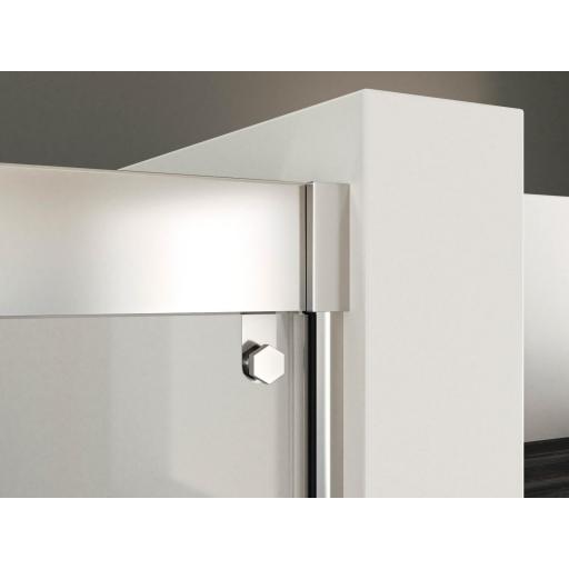Mampara ducha con las 2 hojas correderas. F2V SYSTEM frontal [2]