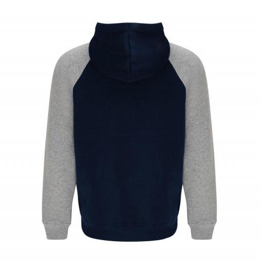Sudadera bicolor bulldog francés skull [2]