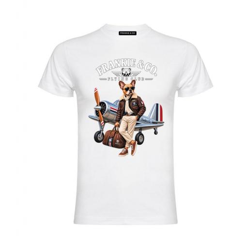 Camiseta de hombre bulldog aviador [0]
