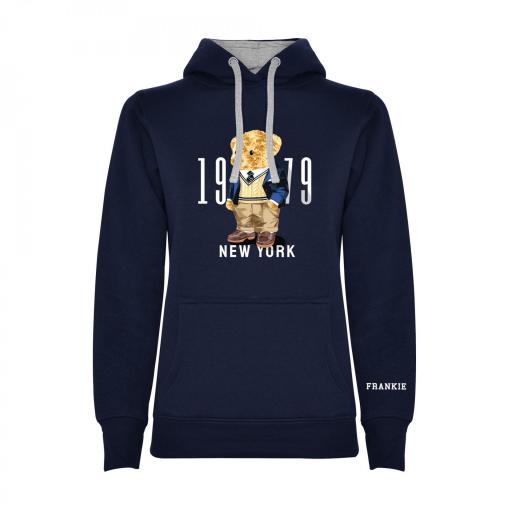Sudadera de mujer con capucha New York