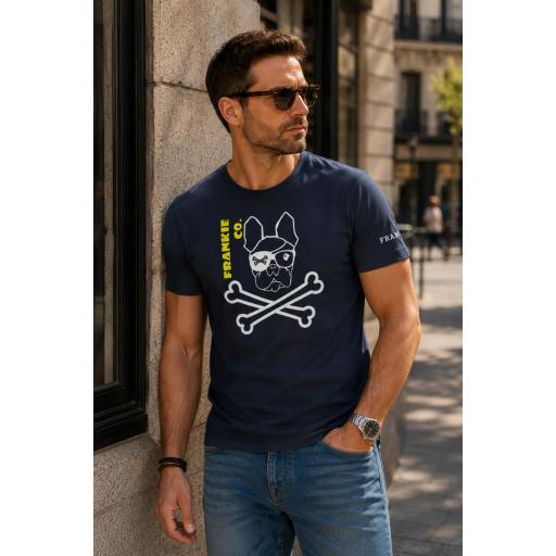 Camiseta de hombre Frankie bulldog [1]