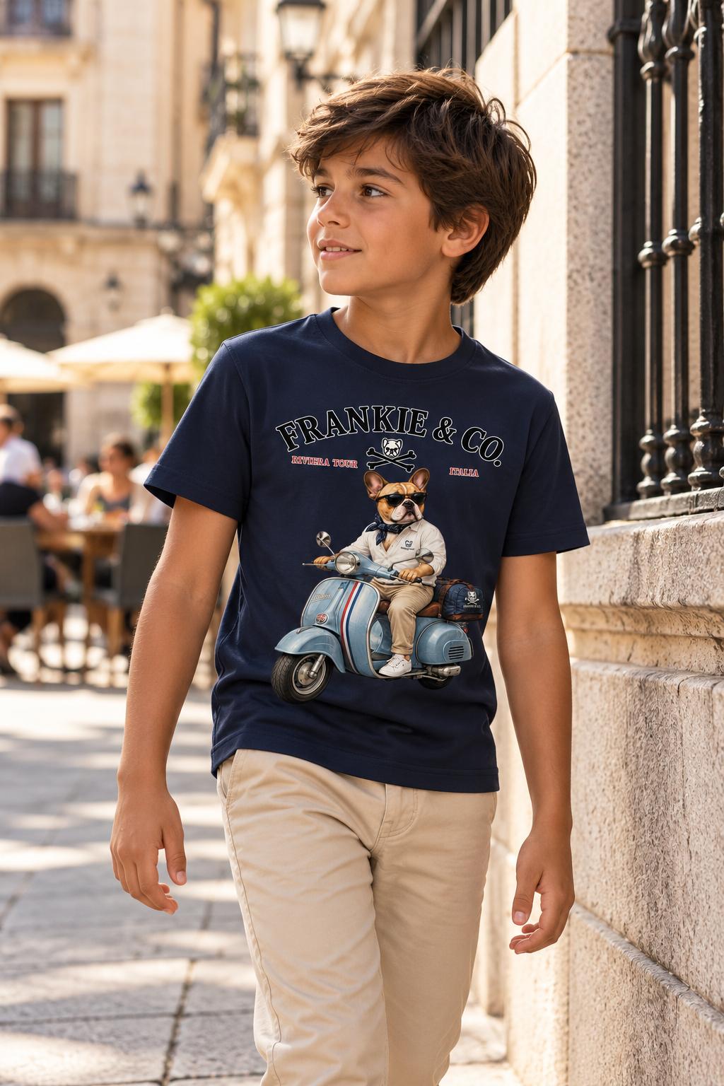 Camiseta de niño italian bulldog